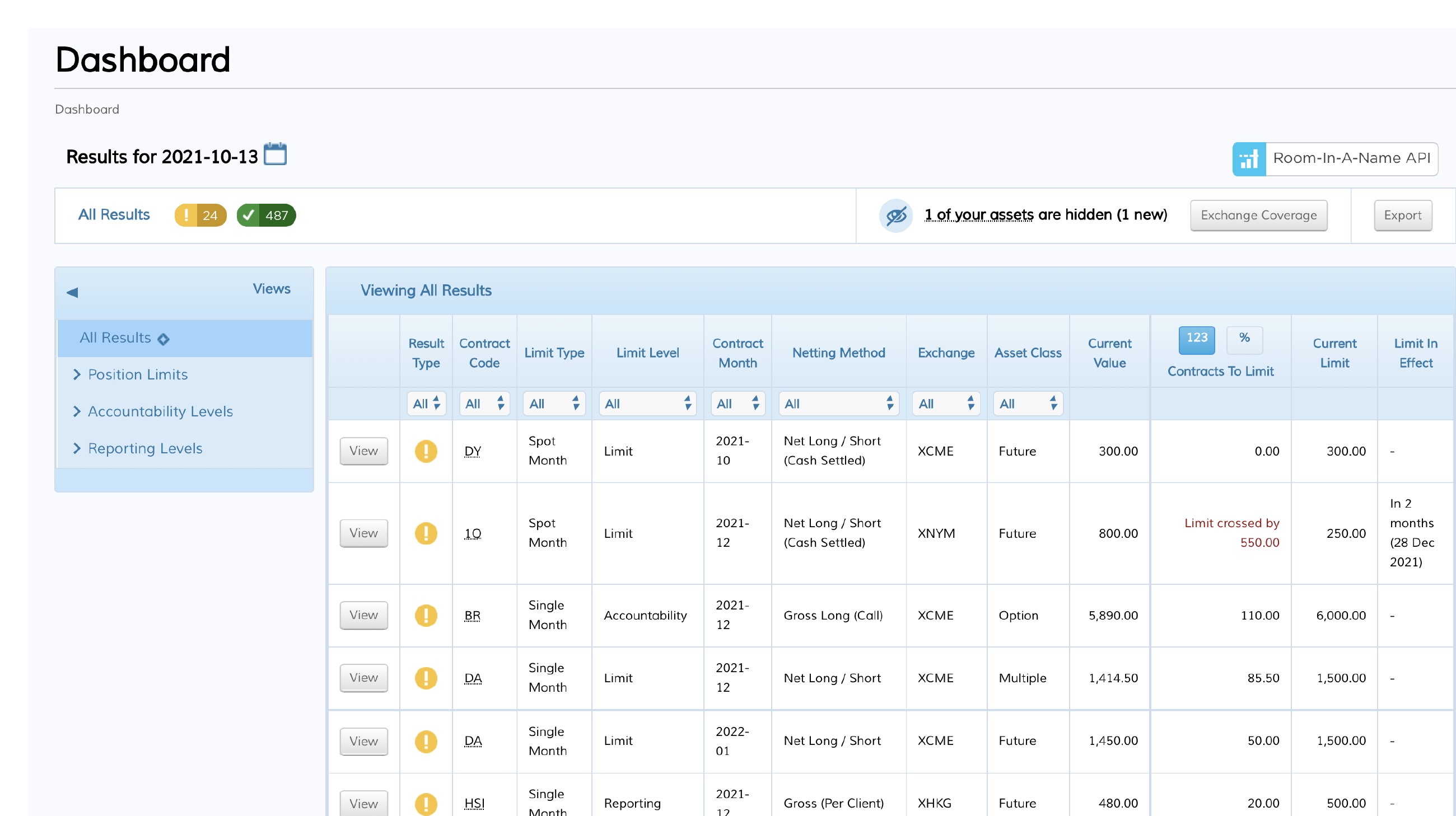 Automated Position Limits Monitoring FundApps